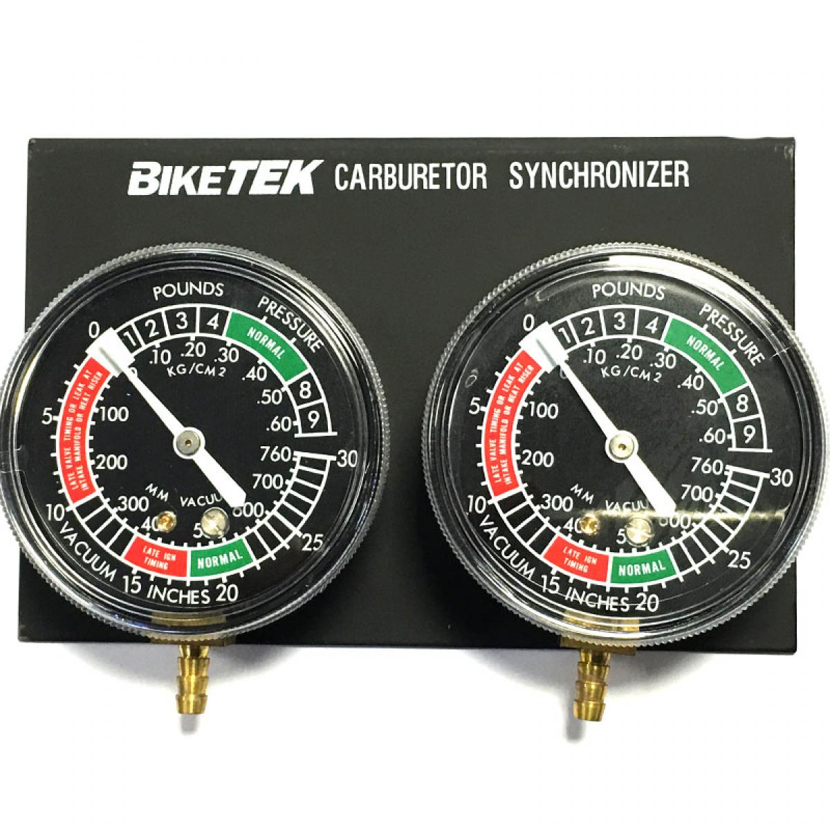 Motorcycle Carburettor Vacuum balancer gauge kit for 2 cylinders Carb