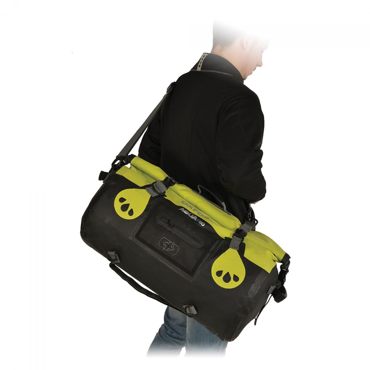 Oxford Aqua 50 Litre All Weather Waterproof Roll Bag Motorcycles, Scooters Fluo eBay