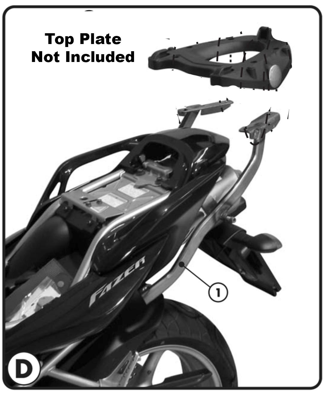 yamaha fz6 luggage rack