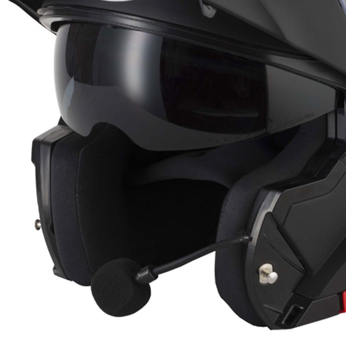 VCAN V271 flip front motorcycle helmet with integrated Bluetooth Comms