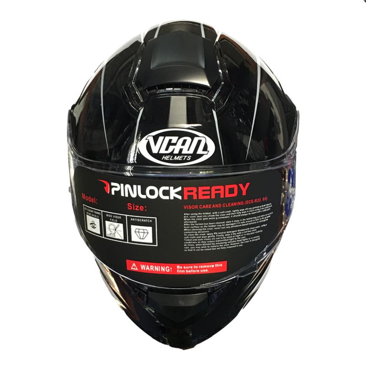 VCAN V271 Lightning flip front motorcycle helmet with integrated